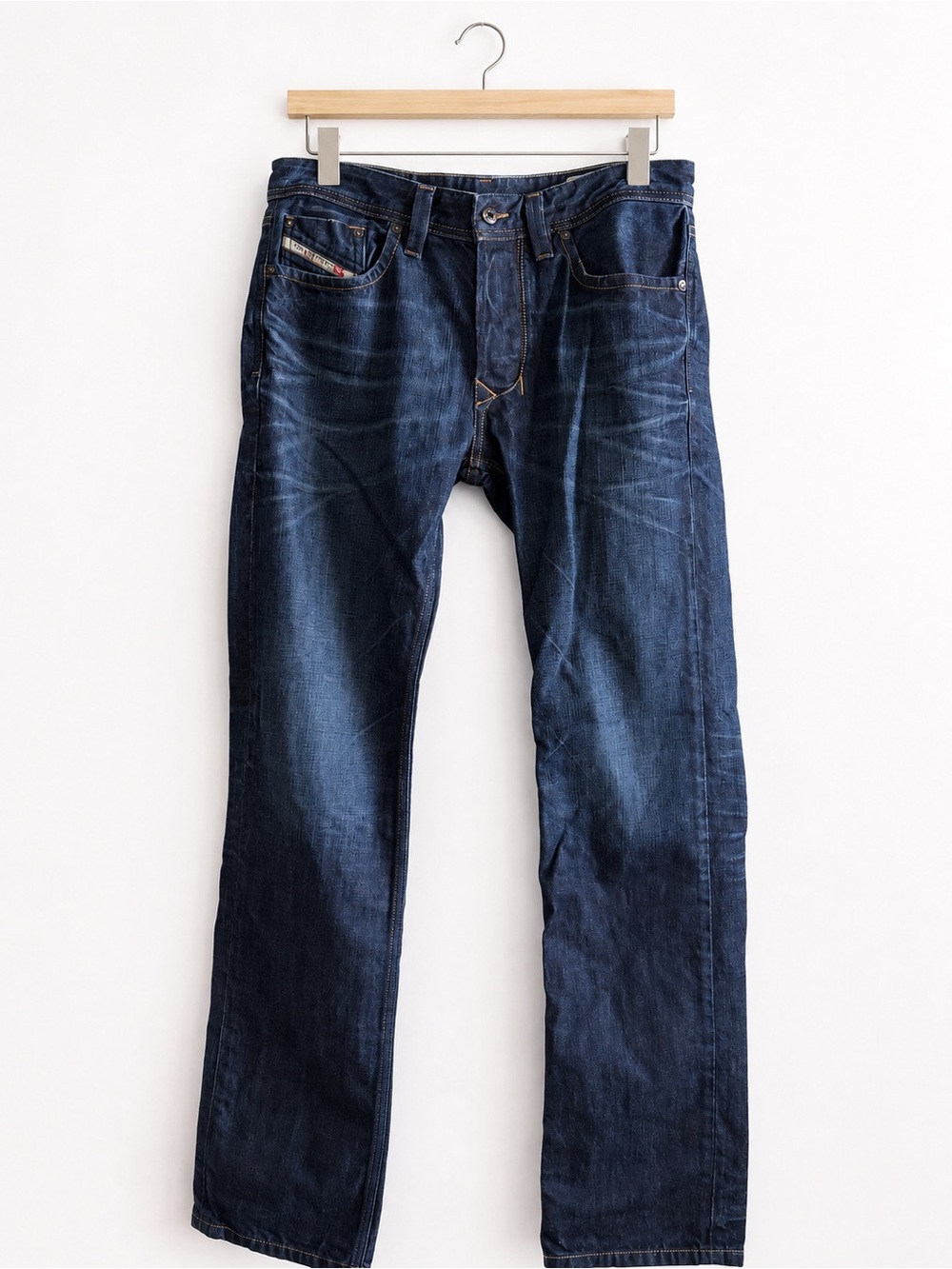 Diesel Industry Dark Wash Straight-Leg Jeans W30 L32
